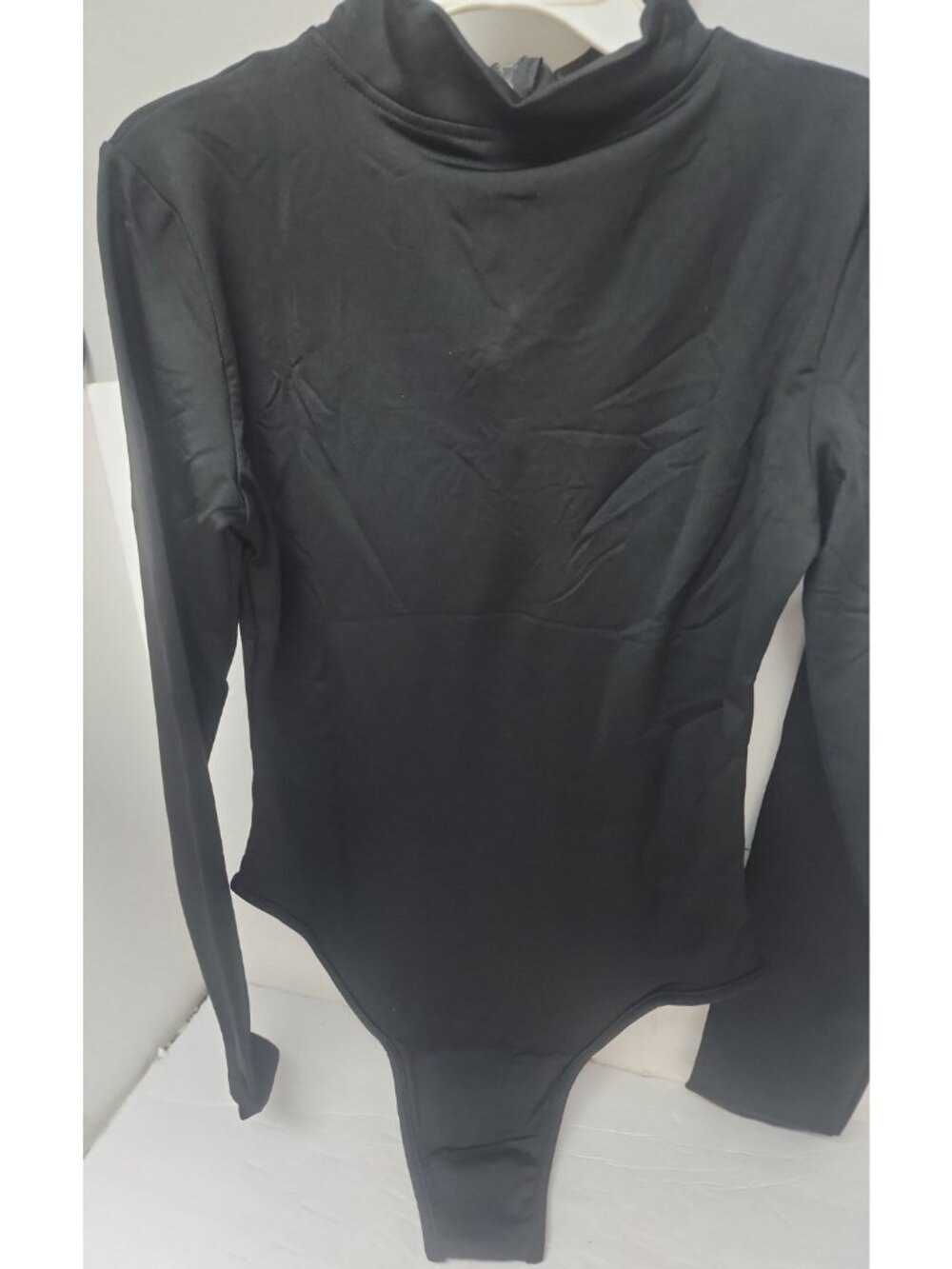GO.G.G. Women's Long Sleeve Jumpsuit/Bodysuit Black Size Medium New!!!! - Picture 2 of 2